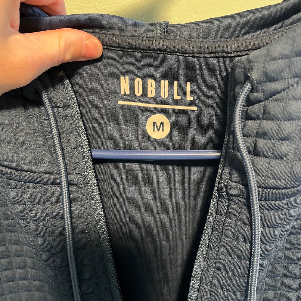 NoBull Blue Waffle Hooded Zip-up - Picture 3 of 3